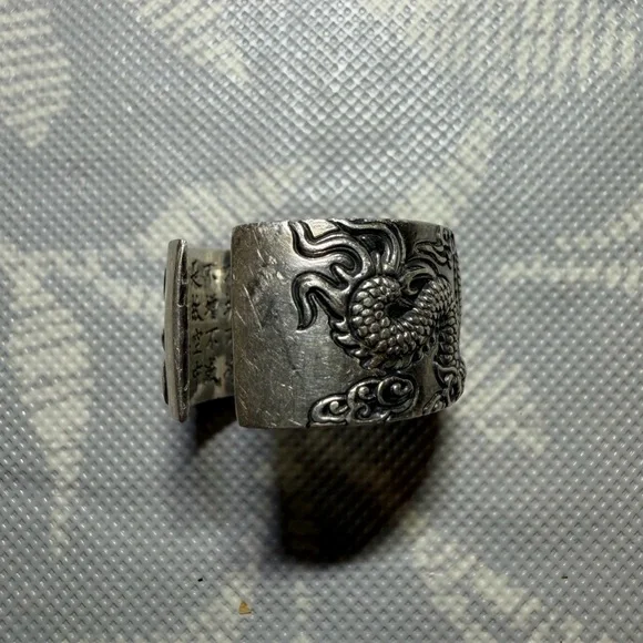 Intricate Silver 999 Dragon Ring Asia all size